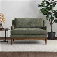 Kyoto Russell Fabric 2 Seater Sofa - Olive
