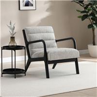 Kyoto Leah Cord Accent Chair - Natural