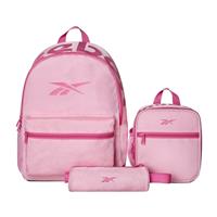 Reebok 20L Backpack with Lunch Bag and Pencil Case - Pink