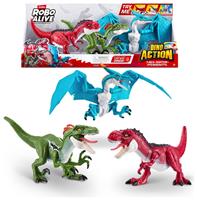 Robo Alive Dino Action Dinosaurs Figure - Pack of 3
