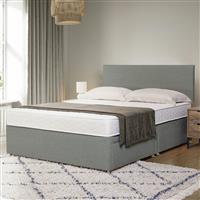 Argos Home Elmdon Small Double 2 Drawer Divan Bed - Grey