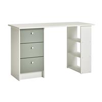 Argos Home Kids Malibu 3 Drawer Desk - Green and White