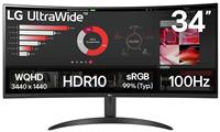 LG 34WR50QK-B 34Inch 100Hz WQHD Monitor