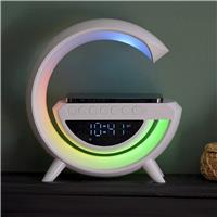 Menkind Bluetooth Speaker Digital Alarm Clock - White