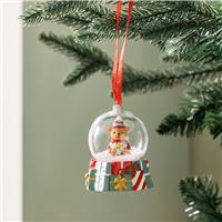 Argos Home Single Bear Snowglobe Hanging Christmas Ornament