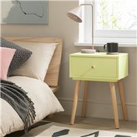 Habitat Otto 1 Drawer Bedside Table - Yellow