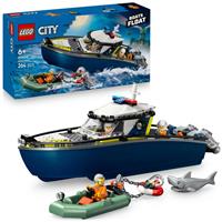 LEGO City Police Boat Chase Toy with a Speedboat 60456