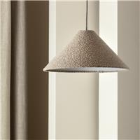 Habitat Cone Taper Natural Easy Fit Lampshade - 40cm
