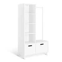 Habitat Henri 2 Drawer Clothes Rail - White