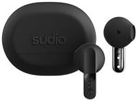 Sudio N3 N3BLK In-Ear True Wireless Earbuds - Onyx Black