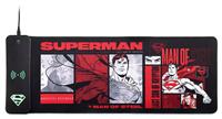 Superman Wireless Charging RGB Gaming Mat