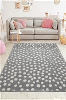 Homemaker Spot Grey Cut Pile Rug - 230x160cm