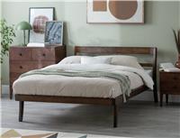 Habitat Tatsuma Superking Wooden Bed Frame - Walnut