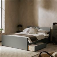 Argos Home Jenson 4 Drawer Kingsize Storage Bed Frame - Grey