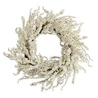 Habitat White Foliage Christmas Wreath