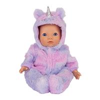My First Tiny Treasures Unicorn Snuggles Baby Doll Outfit