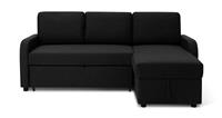 Habitat Carter Fabric Right Hand Corner Sofa Bed - Charcoal