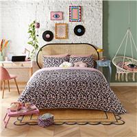 Night Lark Eleanor Bowmer Leopard 10.5 Tog Duvet Set- Single