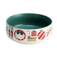 Habitat Festive Icons Stoneware Serving Bowl