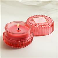 Habitat Small Lidded Votive Candle - Pomegranate & Amber