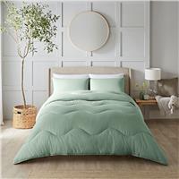 Night Lark Seersucker Coverless 10.5 Tog Duvet Set - Double