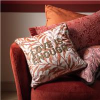 Habitat & Morris & Co. Love is Enough Cushion - 43x43cm