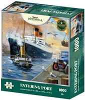 Kidicraft Nostalgia Entering Port 1000 Pieces Puzzle