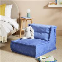 Habitat Kids Mini Estelle Cord Beanbag - Blue