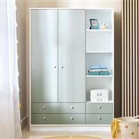 Argos Home Kids Malibu 2 Door 2 Drawer Wardrobe - Green