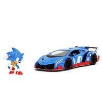 Jada Sonic 1:24 Lamborghini Veneno Car