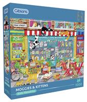 Gibsons Moggies And Kittens 1000 Piece Jigsaw Puzzle