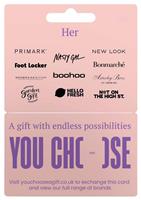 You Choose Her 30 GBP Gift Card