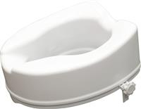 Aidapt 6 Inches Raised Toilet Seat with No Lid