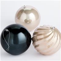 Habitat Pack of 9 Shatterproof Baubles - Blue and Gold