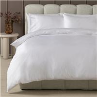 Habitat Cotton 400 TC Faggoting White Bedding Set- Superking