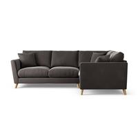 Habitat Lomond Right Hand Corner Sofa - Grey - Ash Leg