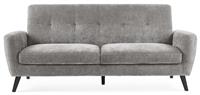 Julian Bowen Monza Fabric 3 Seater Sofa - Grey