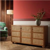 Habitat x Morris & Co. Perton 3 Door Oak Sideboard