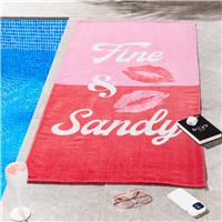 Sassy B Fine & Sandy Beach Towel - Pink