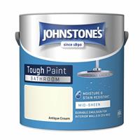Johnstone's - Bathroom Mid Sheen Paint - Antique Cream 2.5L