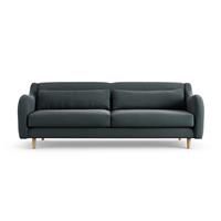 Habitat Turnmill Fabric 4 Seater Sofa - Charcoal - Ash Leg