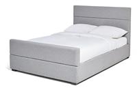 Argos Home Costa Fabric Double Ottoman Bed Frame - Grey