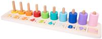 Chad Valley L&D Wooden Number & Blocks Counter Set