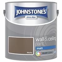Johnstone's Wall & Ceiling Matt Paint - Mocha - 2.5L
