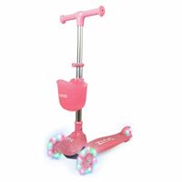 Zinc Jelly Glitter Pink Tri Scooter