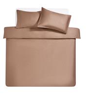 Habitat 400TC Faggoting Stitch Mocha Bedding Set - Double
