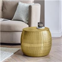 Habitat Sona Side Storage Table - Brass
