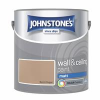 Johnstone's Wall & Ceiling Matt Paint - Burnt Sugar - 2.5L
