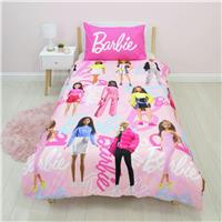 Barbie Pink Kids Bedding Set - Double