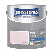 Johnstone's Wall & Ceiling Matt Paint - Rosebud - 2.5L